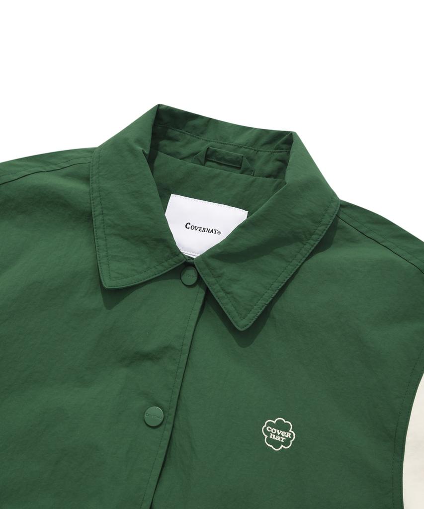 Covernat Woman Varsity Jacket Green