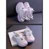 New Summer Girls' Closed-Toe Sandals - Sports Breathable Hollow-Out Mesh Beach Shoes for Big & Little Kids