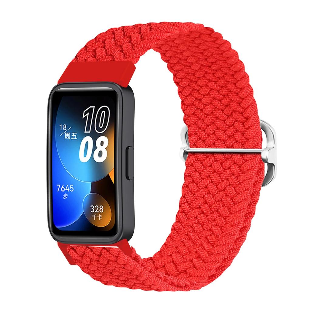 Nylon Elastic Loop Strap For Huawei Band 7/8/9/10 Sports Braided Wristband Breathable Comfortable For Huawei Band 10/9/8/7 Belt