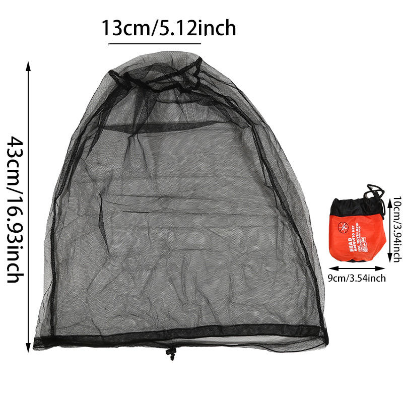 Outdoor Mosquito Head Mesh Nets, Gardening Hat Insect-Proof Hat For Hiking Camping Fishing Outdoor Mosquito Head Mesh Nets