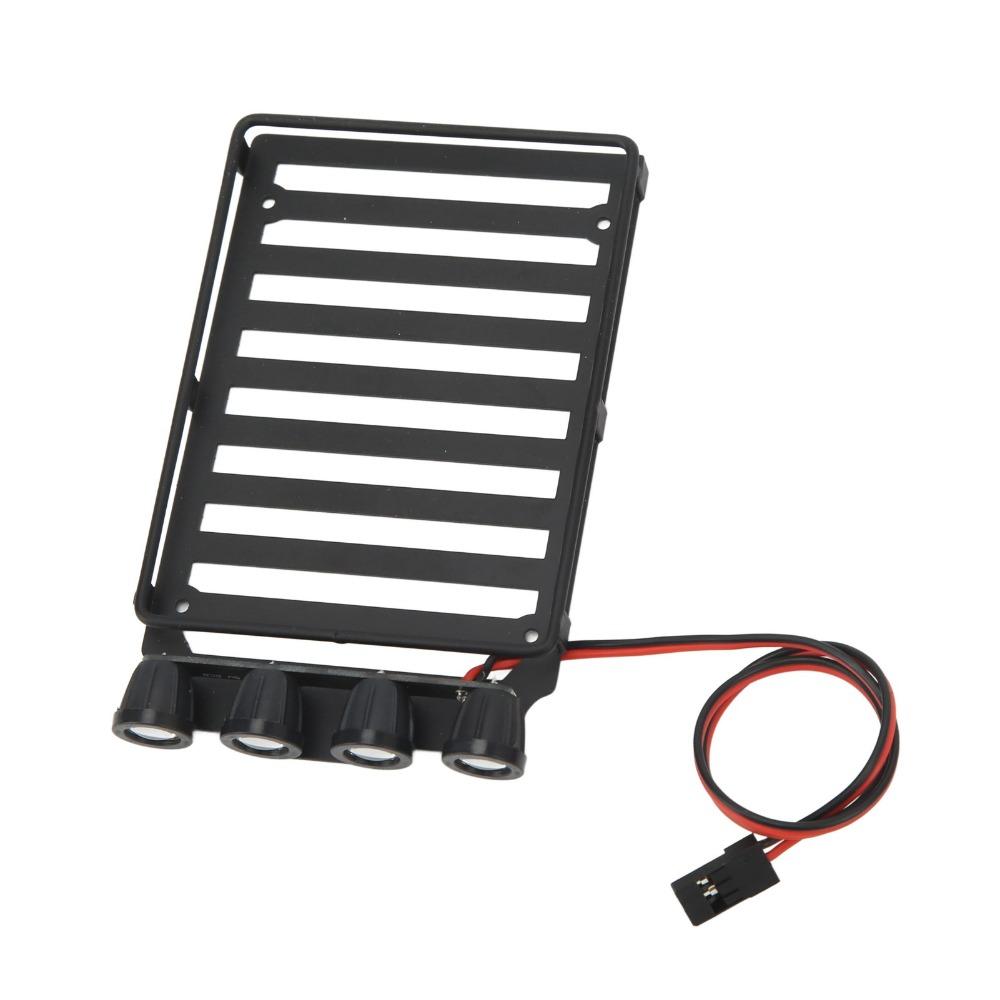 With LED Light RC Roof Rack Part for Axial SCX24 1/24 RC Crawler Car For RC Crawler
