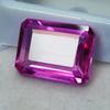 12.90 Ct Natural Attractive Pink Sapphire Emerald Cut CERTIFIED Loose Gemstone