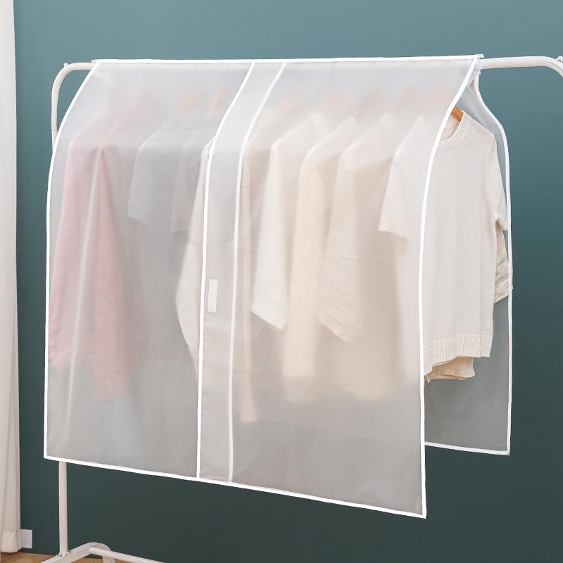 Thick Translucent Dustproof Garment Cover for Wardrobe Storage