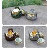 Brass Aluminum Alloy Mini Alcohol Stove Ultralight Picnic Burner Outdoor Stove  Picnic Tool
