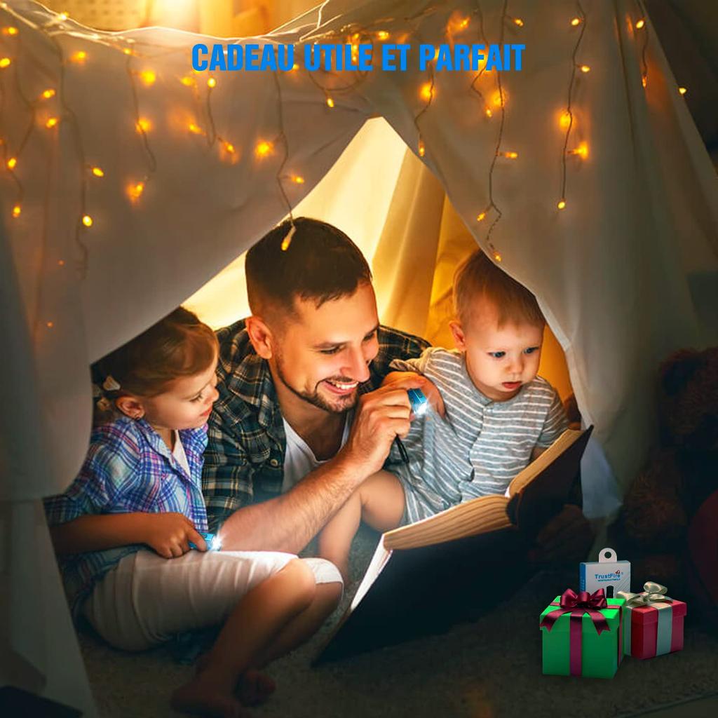 Trustfire MiniX LED Waterproof and Dustproof Battery 320 Lightweight and Handy Flashlight for Disaster Power Outage Emergency Keychain Night and Work