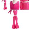 New Barbie Cosplay Costume Set For Girls Princess Style Cute Printed And Multicolor