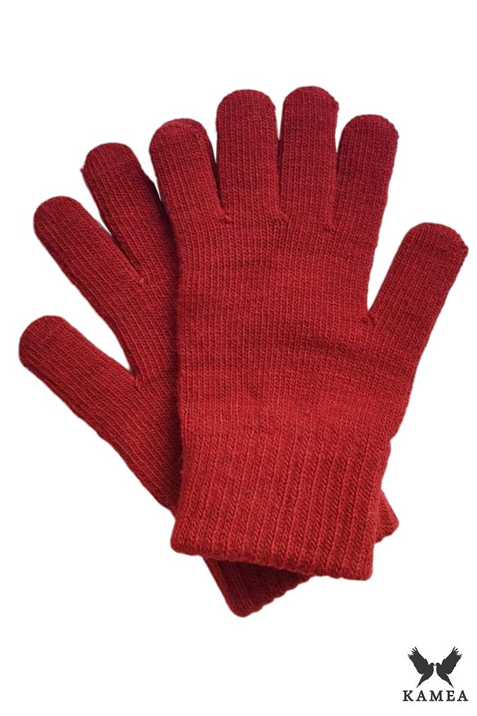 Gloves*04 Women' Winter Burgundy Color