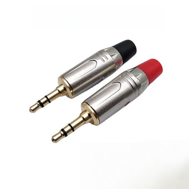 1 ks DIY Konektor pro zapojení High-End Pozlacený 3,5mm Jack pro sluchátka Třívodičový Stereo Dvoukanálový Audio Konektor pro Počítač