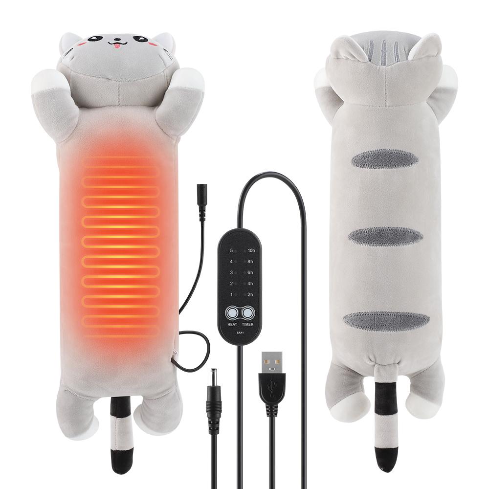 USB apsildāmā spilventiņš Menstruācijām apsildāms plīša