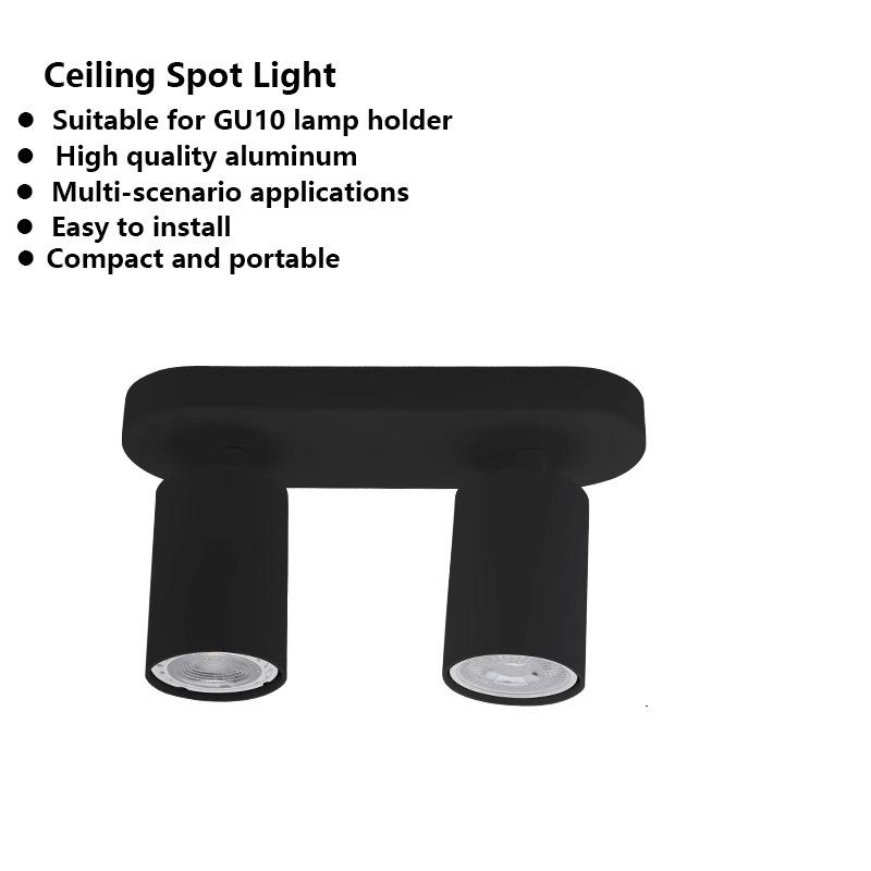Nordic Rotatable GU10 Surface-Mounted Spotlight for Living Room Corridor
