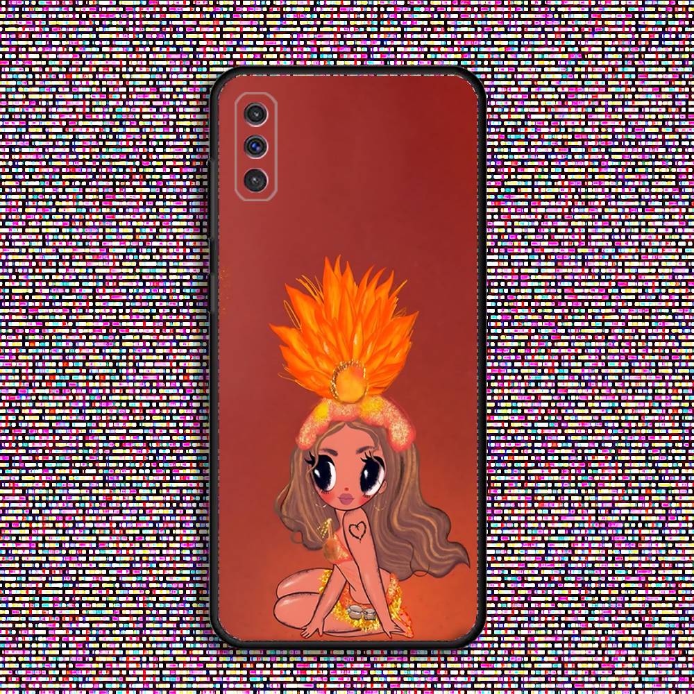 K-Karol G Tropicoqueta Phone Case For Samsung S 25,24,23,22,30,21,10,9,Ultra,Plus,Lite,FE,4,5 G Black Soft Case