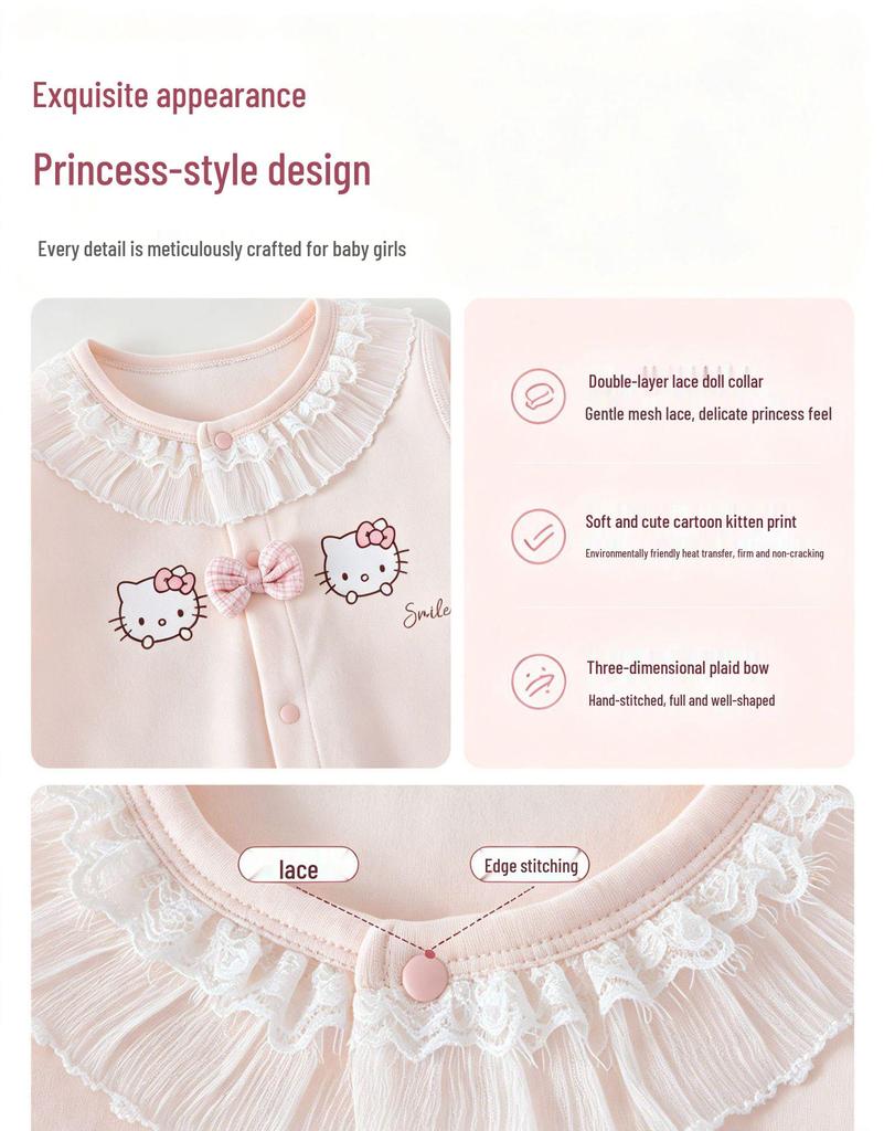 Newborn Class A Cotton Baby Bodysuit, Jumpsuit Pajamas & Loungewear