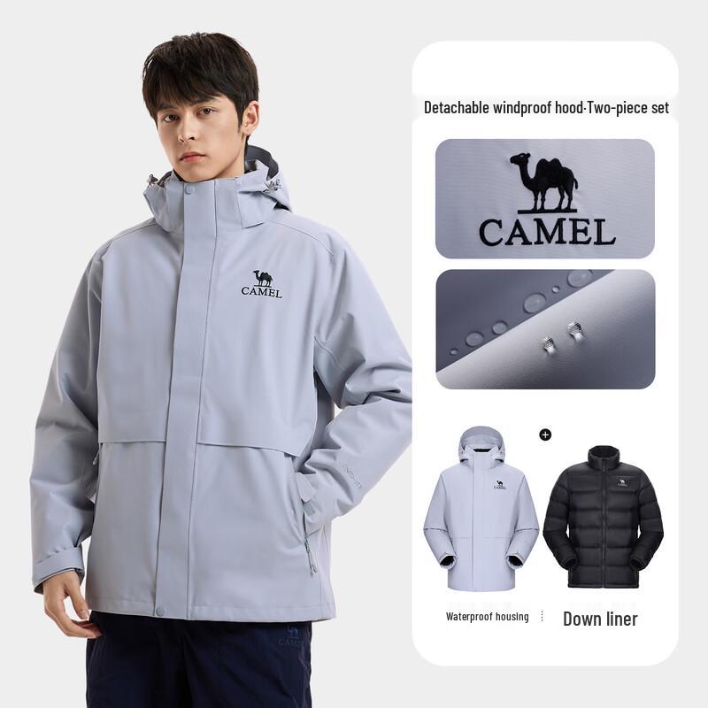 

CAMEL Men s Snow Line B294 3-in-1 Down Jacket