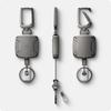Spigen Retractable Carabiner Keychain – Heavy-Duty ID Badge Reel with Clip