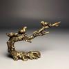 Antique Copper Magpie Plum Tree Branch Decoration Creative Bird Tree Stump Incense Burner Home Office Desk Decoration