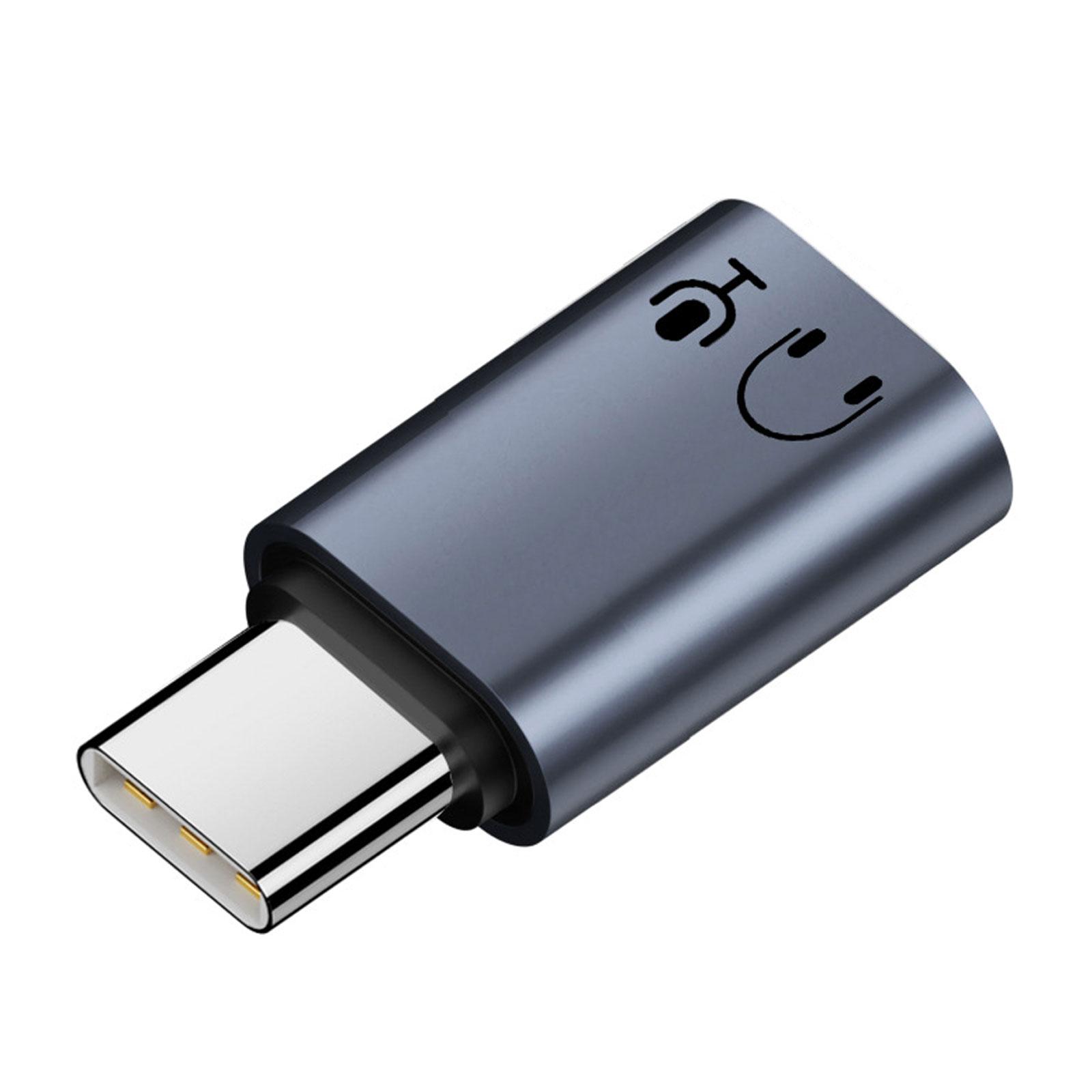 

Metal USB C Adapter Compatible for Phone 15 16 Fast Data Syncing for Office High-Fidelitys Sound Quality сірий