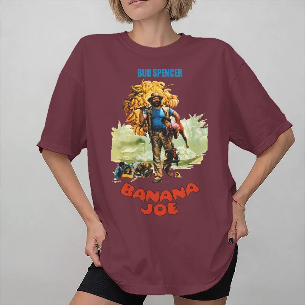 Banana Joe Bud Spencer Tee Shirt for Unisex Women Gift Idea T Shirts Cotton Clothing