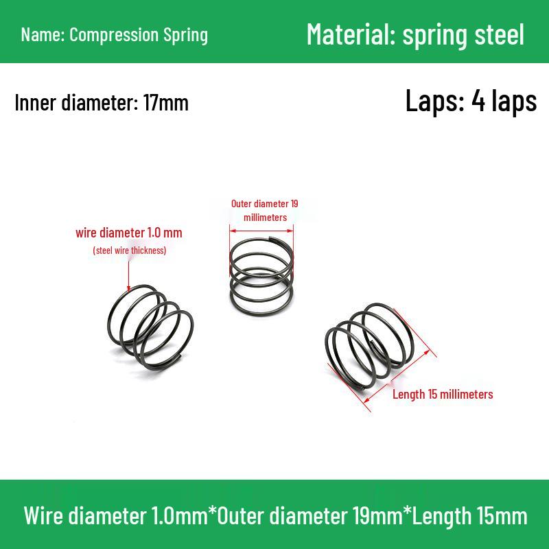Heavy Duty Y-Type Compression Spring Shock Absorber, 1.0mm Wire Diameter, Outer Diameter 5-20mm.