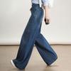 Bai Luyu Vintage High-Waist Wide-Leg Jeans