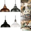Stropní závěsné svítidlo lehké kovové stínidlo Vintage Industrial