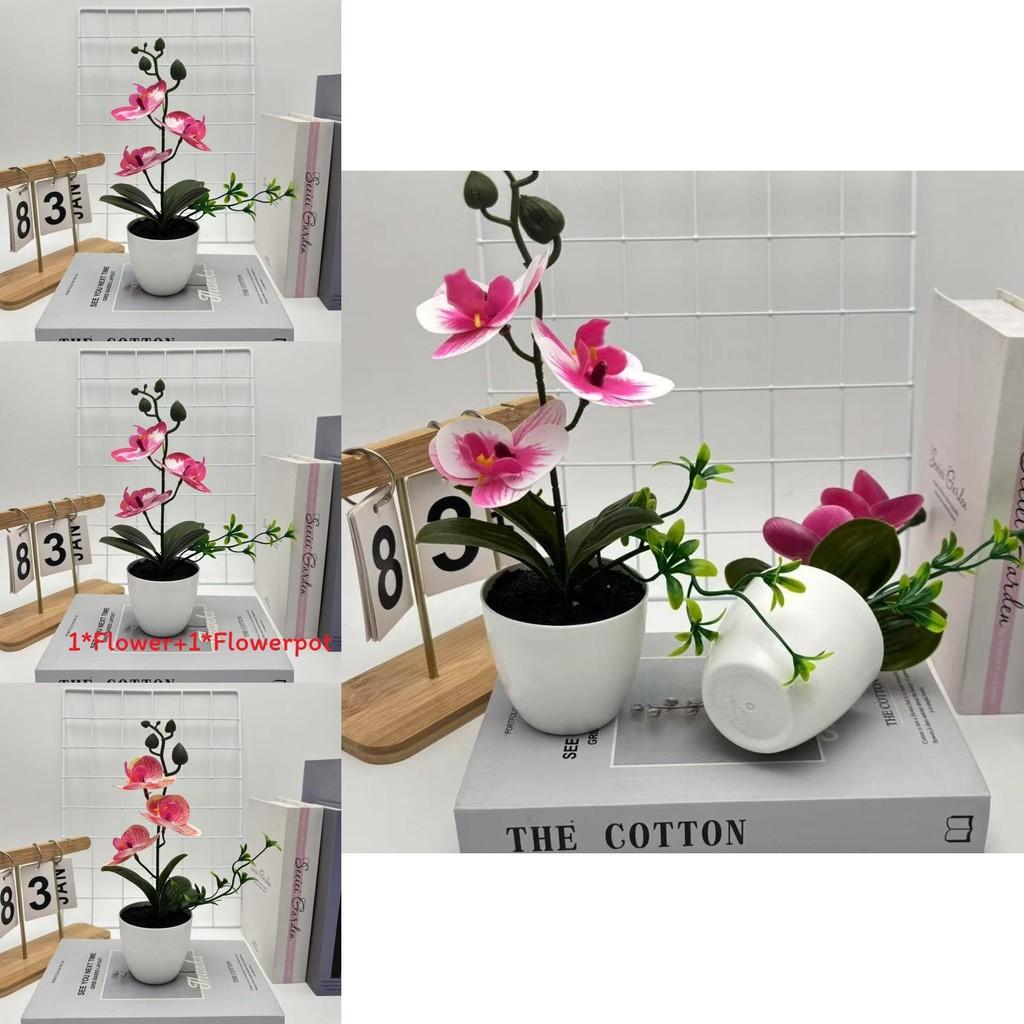 Schmetterlingsorchidee Künstliche Pflanze Dekoration für Hochzeitsfotografie und Heimgebrauch