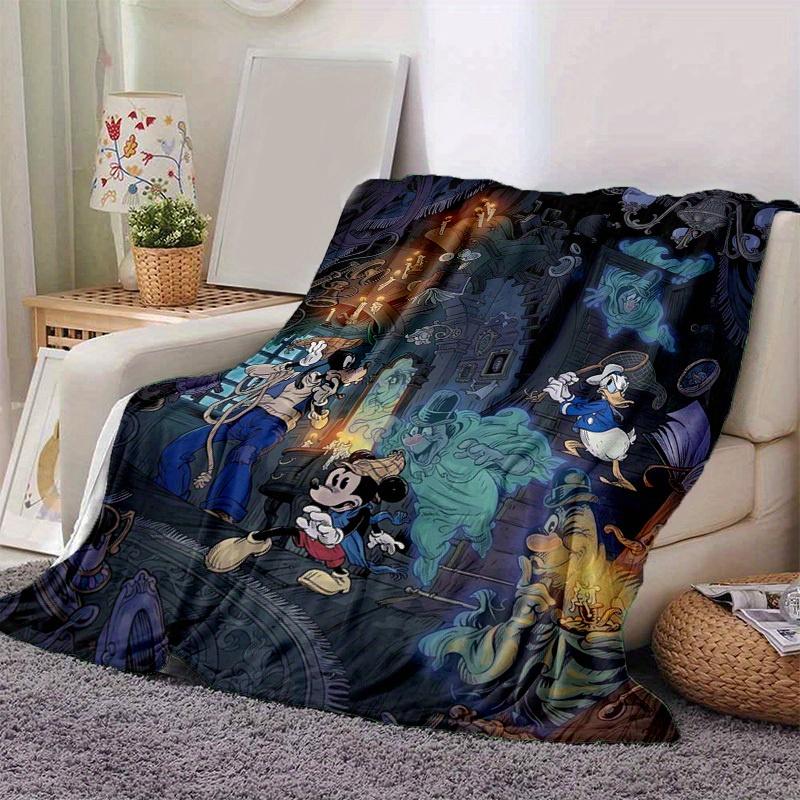1pc, Disney Characters In a Haunted Mansion Home Decor Gift Set Featuring Cozy Flannel Blankets for Bedroom, Living Room, Travel, Camping, Car