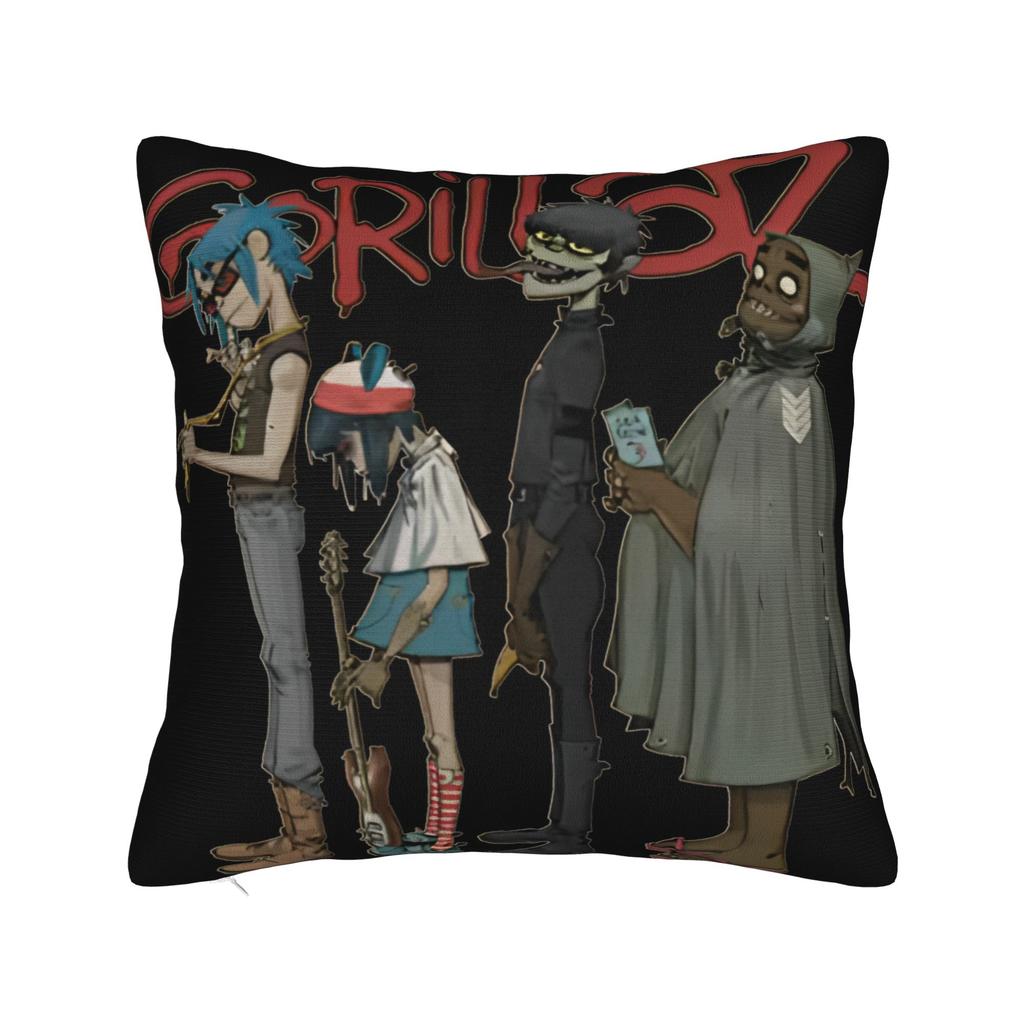 Gorillazs Pillow Cover  Custom Cushion Cover Vintage Pillow Case For Office Car Home Decor