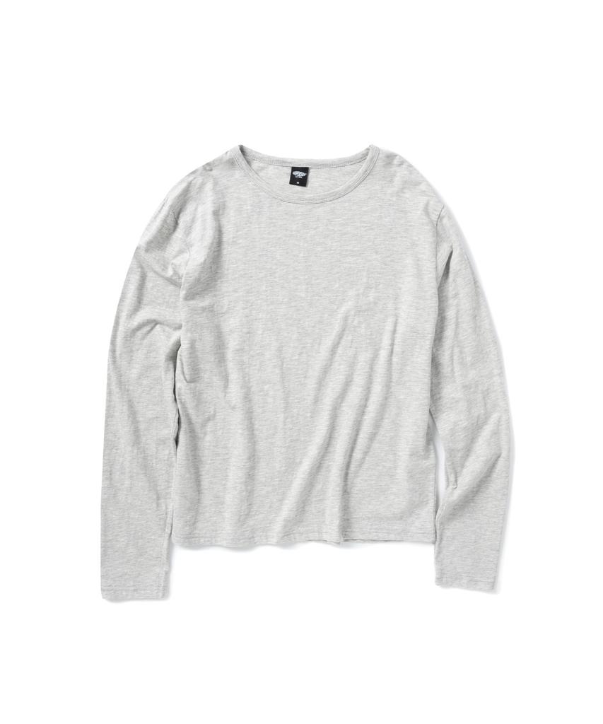 SUPERSUB Slub Color Block Layered Long Sleeve T-Shirt 4 Colors