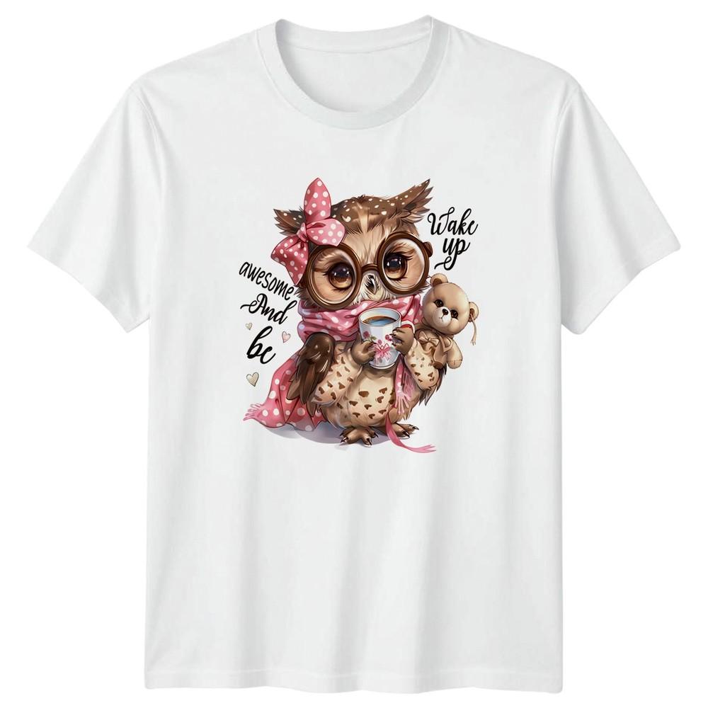Wake Up And Be Awesome Unisexs TShirt Chicken Lover Farm Animals Birthday S