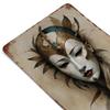 Retro Portrait Distressed Iron Wall Art - Bar & Cafe Decor