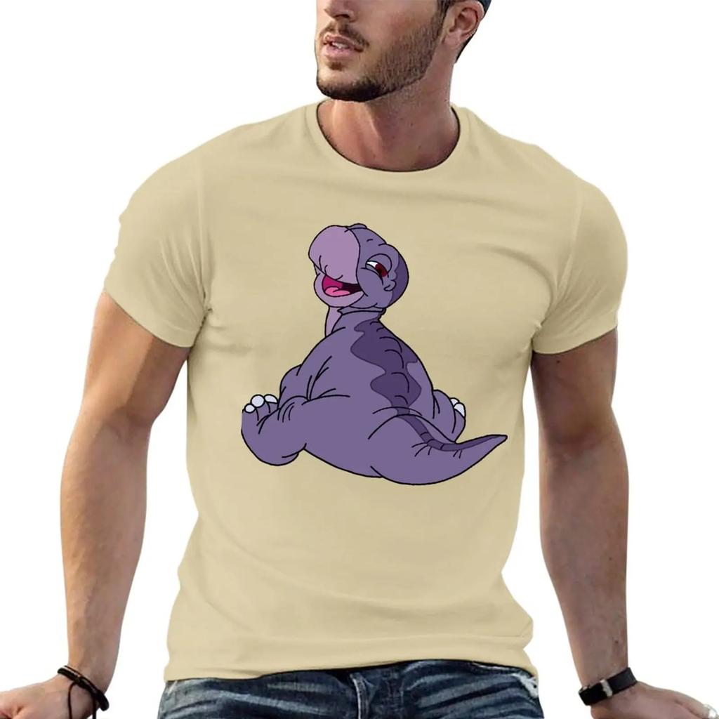 Neues Baby Littlefoot Land Before Time T-Shirt schnelltrocknendes T-Shirt Sommeroberteil Herren weiße T-Shirts