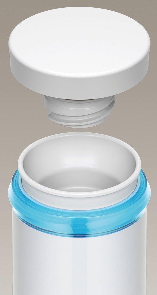 THERMOS Vacuum Insulated Mobile Mug Pearl White PRW 0.5L JNO-500