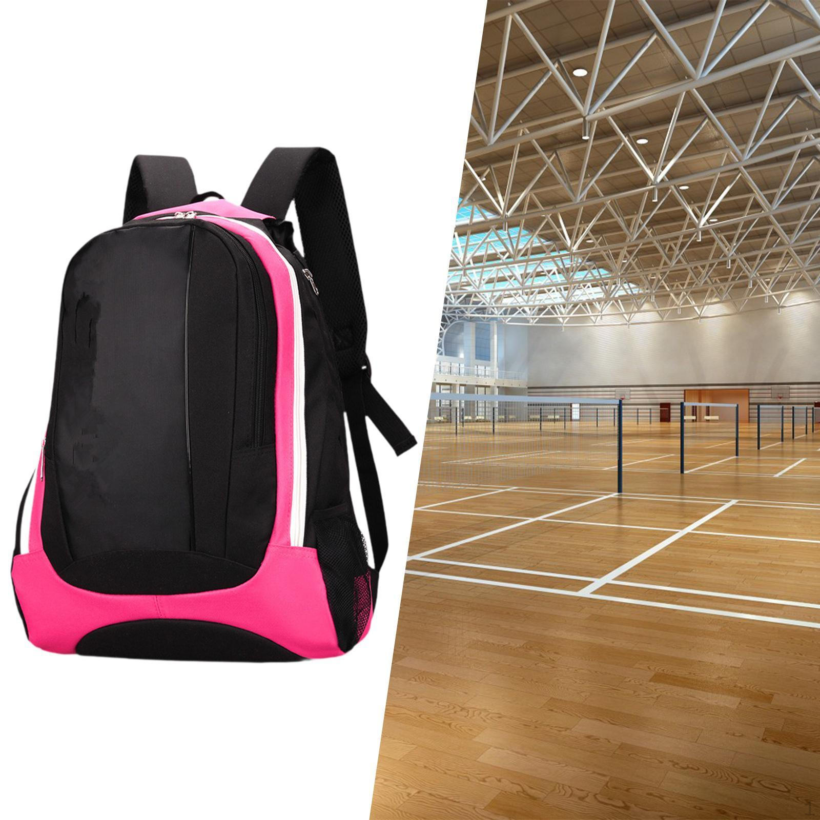 

Рюкзак для бадминтона Удобная стильная сумка для путешествий с ракеткой розовый