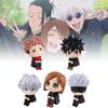 Adorable Jujutsu Kaisen Pvc Figure Set Includes Gojo Itadori Nobara And Fushiguro