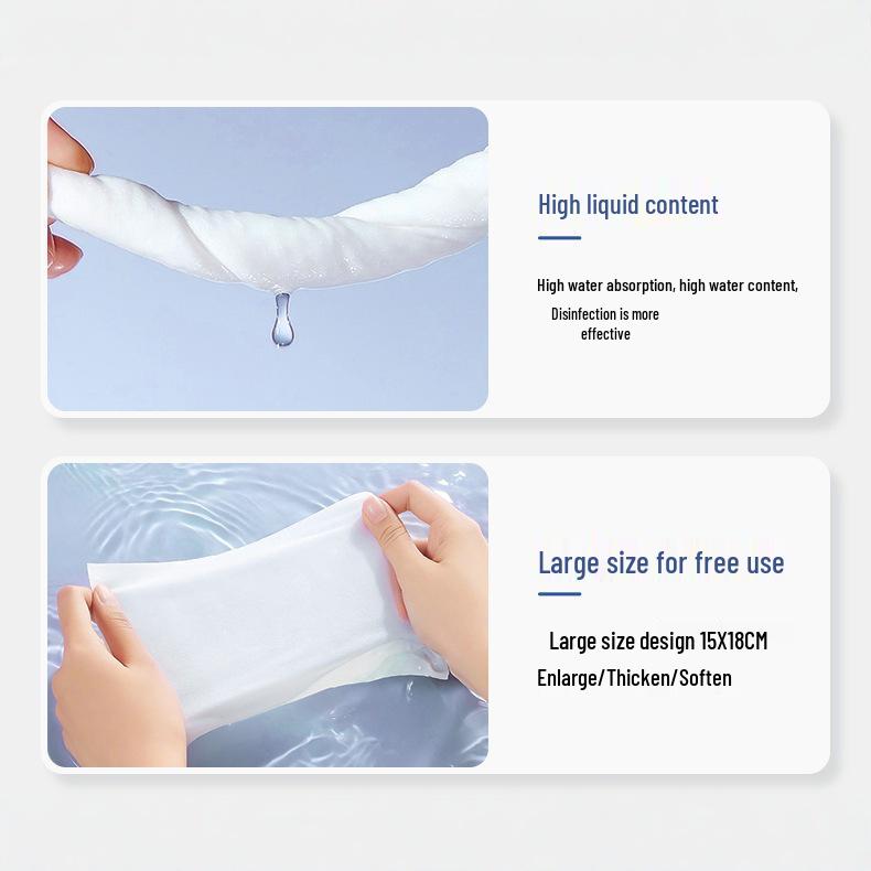 Antibacterial Alcohol Disinfection Kitchen Wet Wipes - Disposable Series