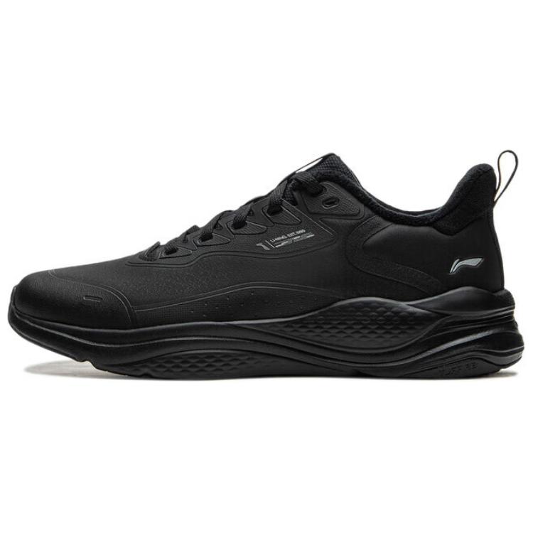 Li-Ning Fleece Casual Running Shoes Black Men AGLU249-1 43
