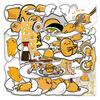 50 Lazy Balls Doodle Cartoon Animation DIY Suitcase Handbook Mobile Phone Case Glue Sticker