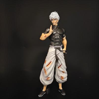 Jujutsu Kaisen GK Stehende Satoru Gojo Figur Drei Kopfskulpturen Anime PVC Modell Schreibtischornament Sammlerstück Geschenk Trendiges Spielzeug