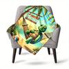 Sea Turtle Hammock Home Customization Blanket Comfortable Soft Lightweight Multiseasonal Use For Picnics Sofas Offices Beds Living Rooms Perfect Gift