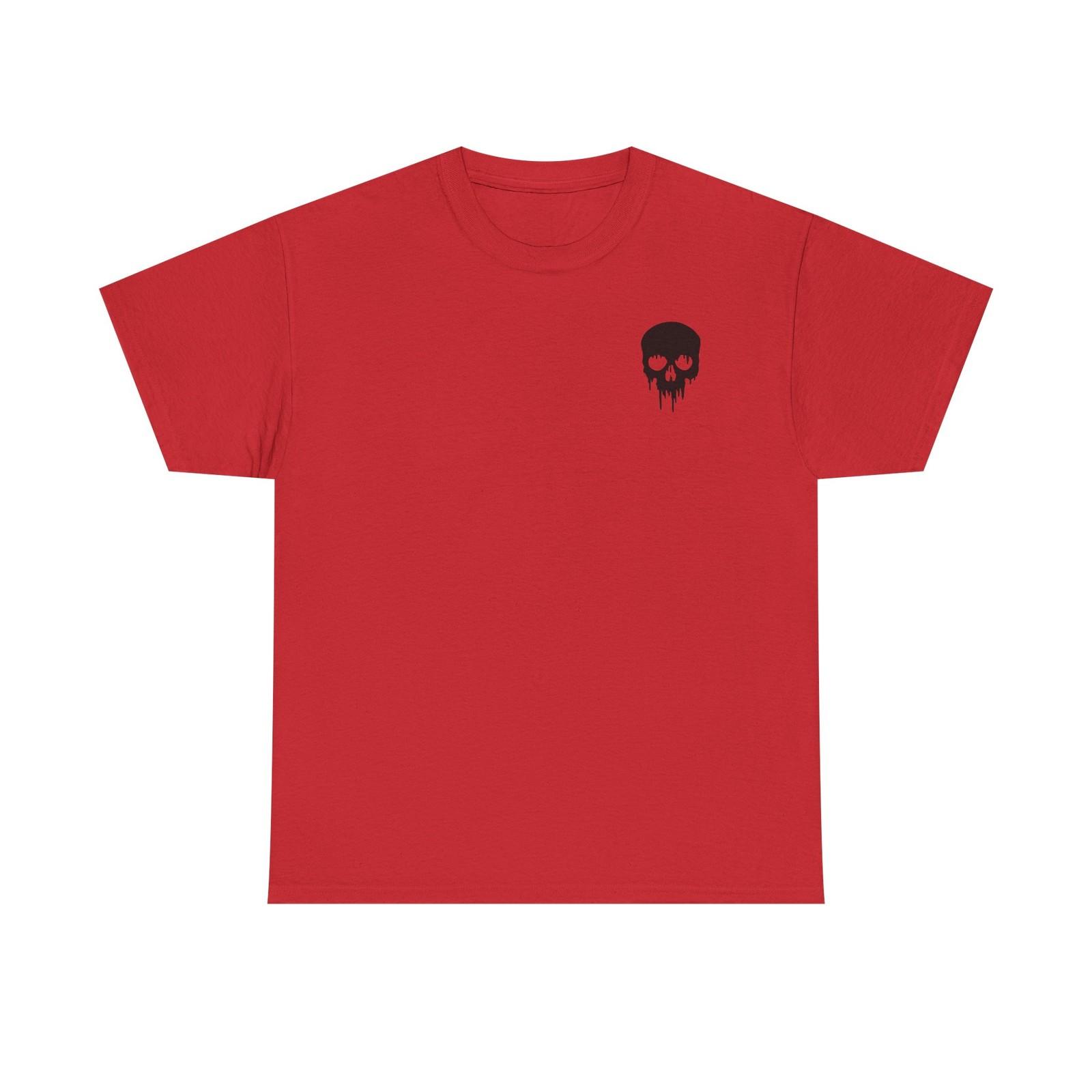 Skull Heavy Cotton Tee Edgy Streetwear Fashion Gift Halloween, Grunge, Goth Gift S разноцветный