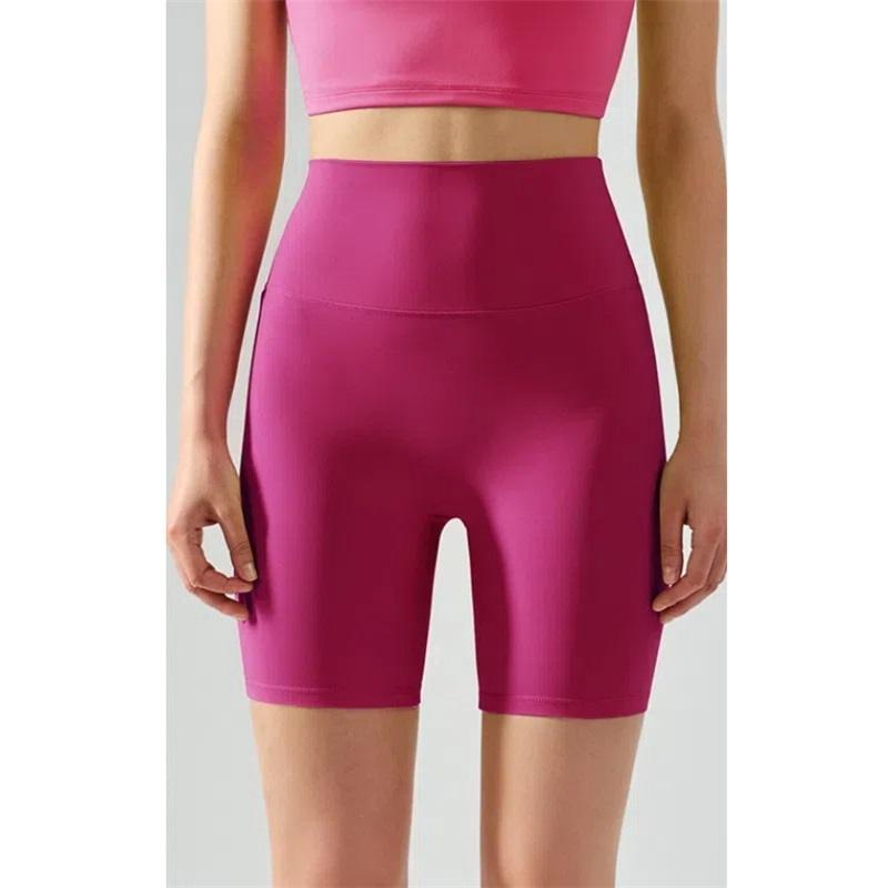 One Size Four-point Yoga Shorts Summer High Waist Seamless Fitness Sports Tight-fitting Cycling Yoga Pants