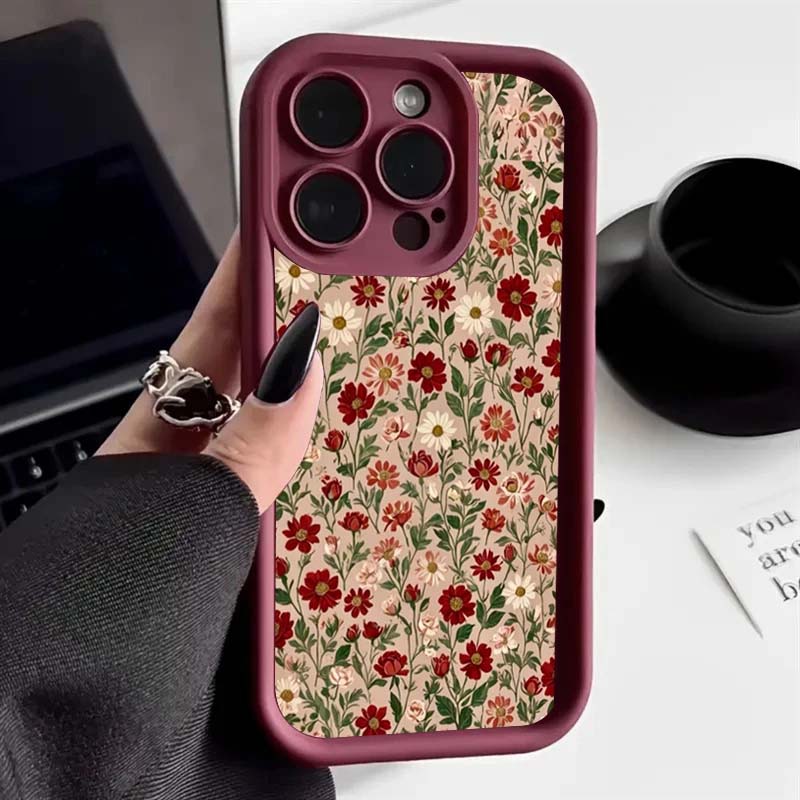 Fashion Beautiful Flower Phone Case For Xiaomi 15T Pro 14T POCO X7 M7 F7 Pro F7 Ultra Redmi Note 15 Pro Plus 5G 15C 4G Cover