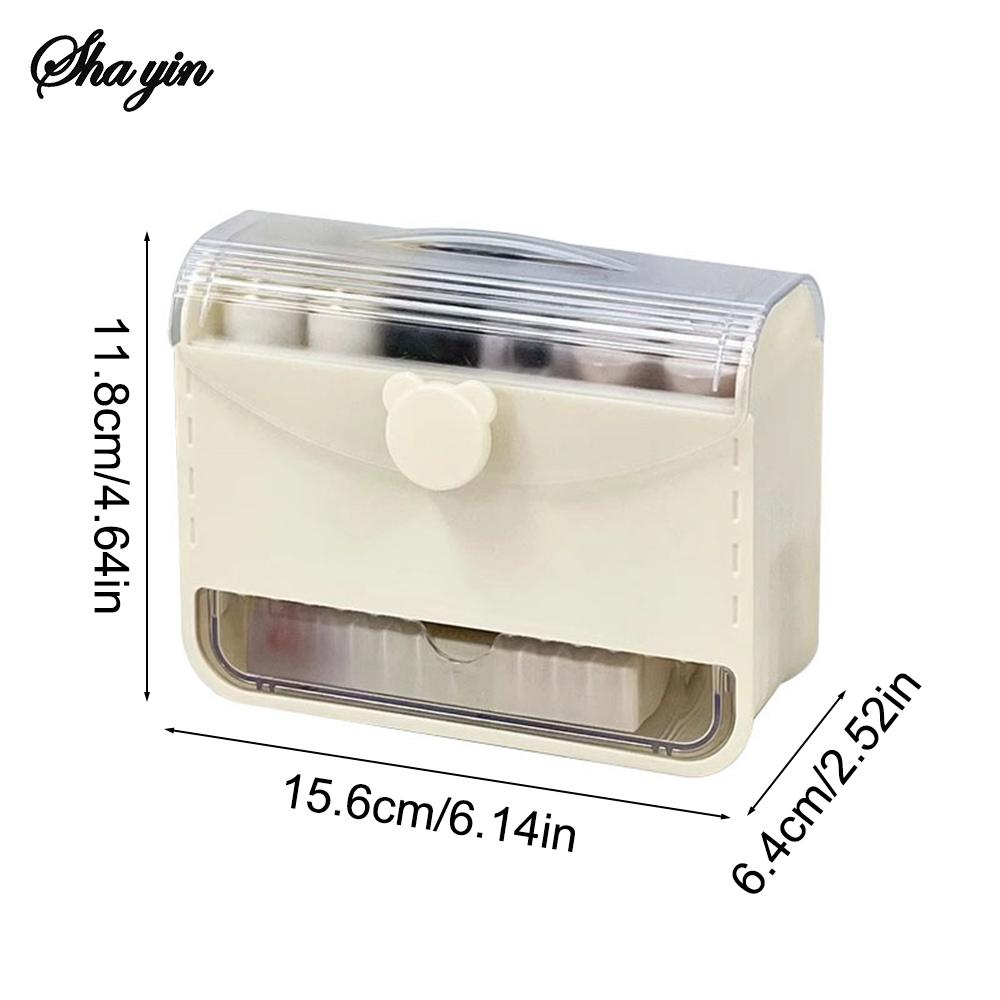 Lipstick Holder Storage Box, Multi Grid Display Shelf, Household Cosmetics Storage Box, Organizing Box