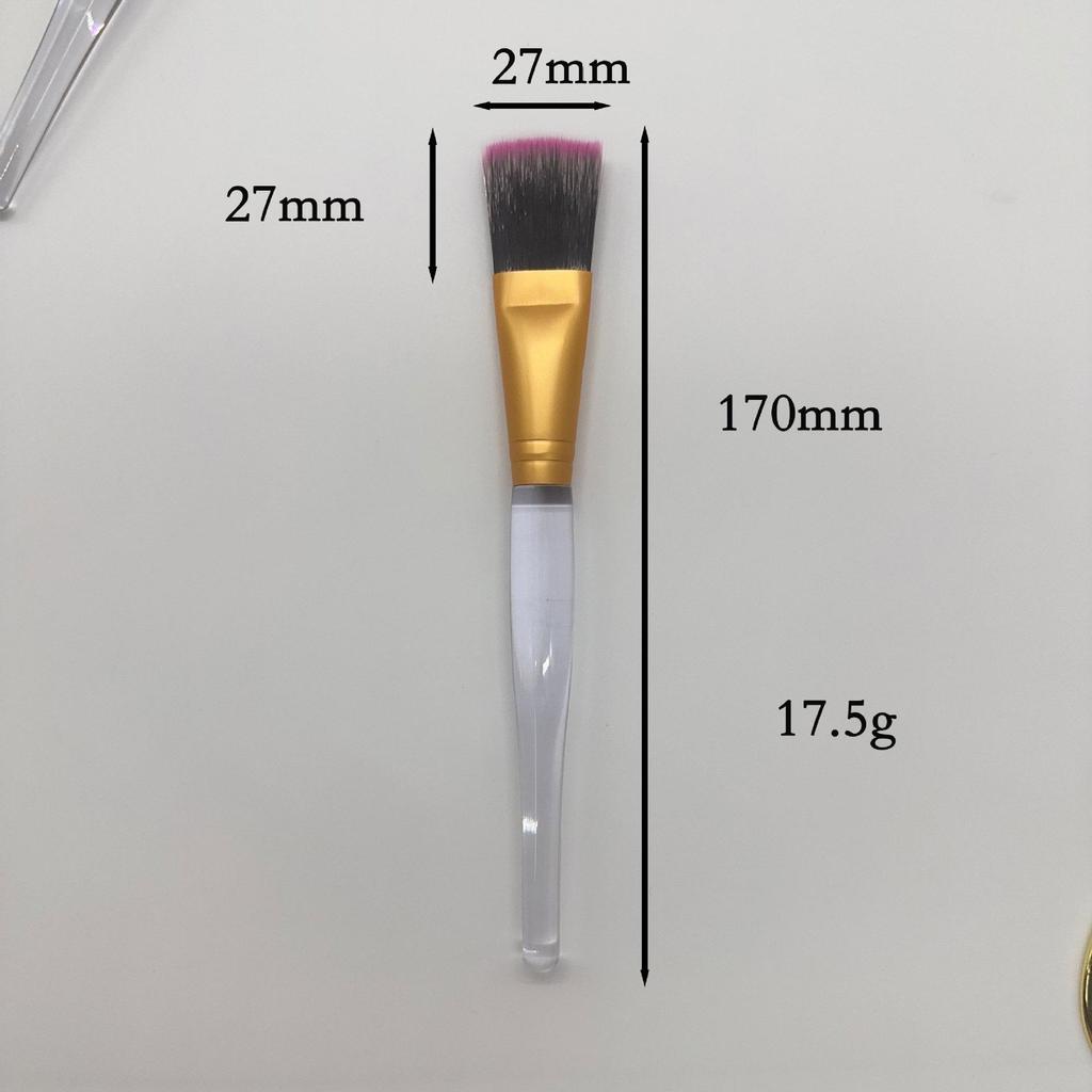 Soft Bristle & Silicone Mask Brush Set for DIY Beauty and Salon