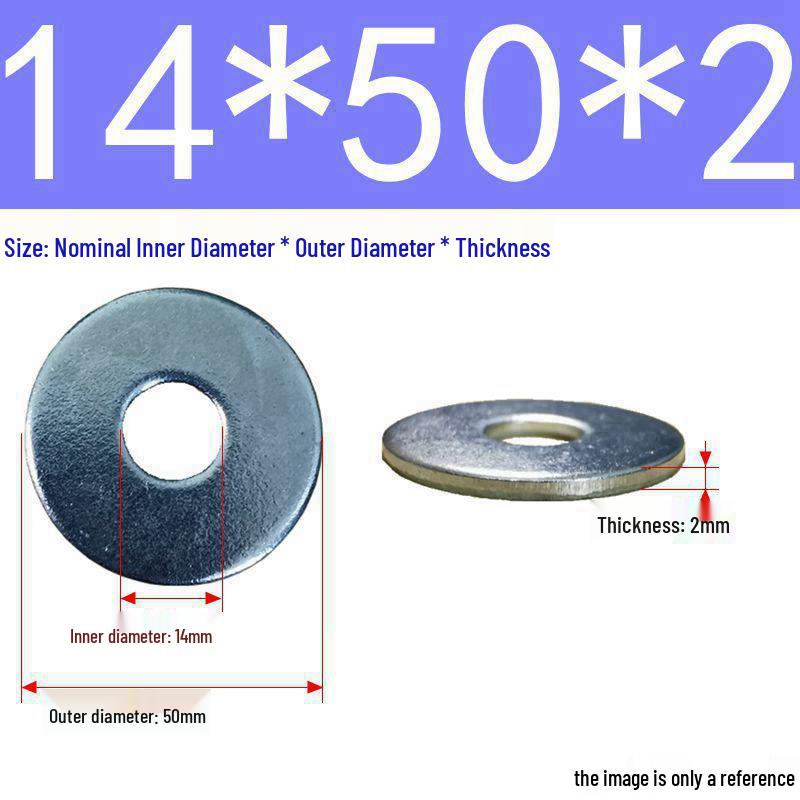 Galvanized Flat Metal Washer Spacer M3-M60