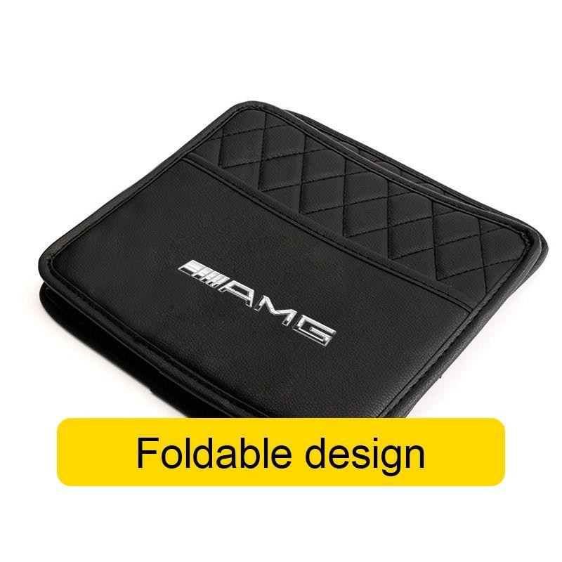 Car Storage Bag Multi-function Seat Back Storage Pocket Suspension For Mercedes Benz AMG W212 W205 W246 W177 W176 W213 GLC GLE GLS ML Welcome Laser