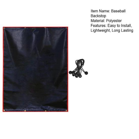 Baseball Backstop with Strike Zone Wear Resistant Simple Installation Batting Cage Backstop Softball Pitching Target