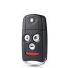 BESTER SCHLÜSSEL Für Honda Acura Civic Accord Jazz CRV HRV 2009--2014 Fernbedienung Klappschlüssel Auto Schlüsselanhänger Hülle Gehäuse 3/4 Tasten Accord 2008-2012