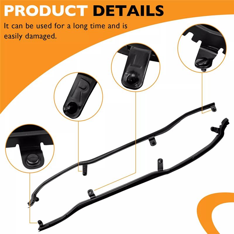 A99F-Front Door Frame Seal Sealing Strip BB5Z7825324B BB5Z7825325B Car Rear Door Front Weatherstrip Seal For Ford Explorer 2011- чёрный