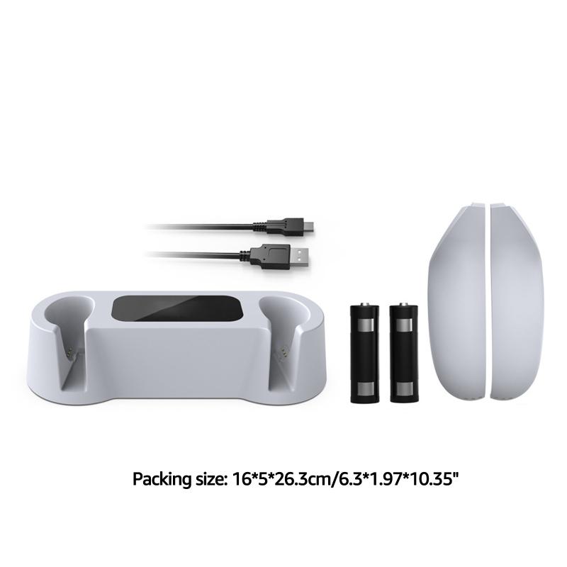VR Gaming Schnellladebasis für 2 Magnetische Lade-Dockingstation Brille Magnetischer Griff Zubehör
